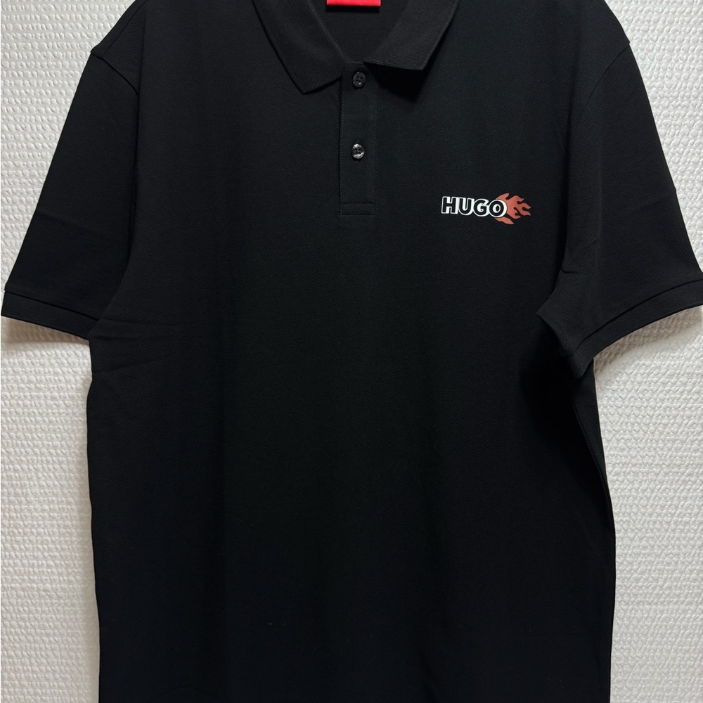 HUGO Classic Black Polo Shirt